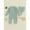 thumbnail image 6 of Hirigin Newborn Baby Boy Girl Clothes Hi I'm New Here Coming Home From Hospital Outfits Gender Neutral One Piece Romper, 6 of 8