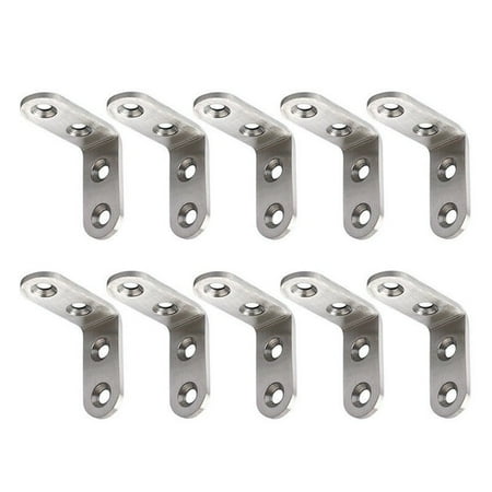 

Angle Bracket Stainless Steel 40x40mm Corner Brace Fastener L Shaped Protector