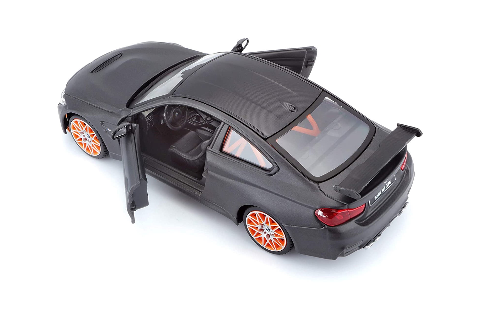 BMW M4 GTS Hardtop Sports Car, Matte Gray - Showcasts 38246GY - 1/24 Scale Diecast Model Car