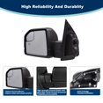 thumbnail image 3 of Espejo lateral Xingsichuang para Ford F-150 2015-2020, lado izquierdo, 8 pines, 3 of 7
