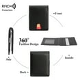 thumbnail image 3 of Credit Card PU Wallet,PU Wallet with  Coin Comparment Multi Credit Card Slim Wallets Slim Wallets Slim Wallet Blocking Wallet for Men, 3 of 7