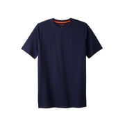 Boulder Creek By Kingsize Men's Big & Tall Heavyweight Longer-Length Crewneck T-Shirt