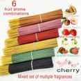 thumbnail image 5 of 102pcs 6-Fruit Flavor Incense Sticks - Rich Fruity Aromas (Cantaloupe, Strawberry, Watermelon) 10.04in, Wooden Holder for Yoga, Meditation, & Hydrotherapy Decor - Ideal Home & Party Gift, 5 of 5