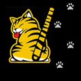 thumbnail image 5 of Jinsinto Car Stickers Cute Cat Car Sticker Funny Car Rear Glass Sticker Yellow Window Bumper Sticker for Cars,, 5 of 5