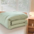 thumbnail image 7 of NSNLGSGC Sage Green Plaid Queen Comforter Set, 3-Piece Bedding Set, 7 of 7