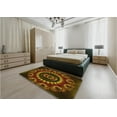 thumbnail image 5 of Ahgly Company Machine Washable Indoor Rectangle Transitional Dark Bisque Brown Area Rugs, 2' x 3', 5 of 7