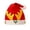 O, variant on WZXFASHION Christmas Hats for Women Knit Santa Hat with Glitter Reindeer Antlers and Bow Womens Beanie Hats for Winter Daily Wear