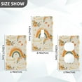 thumbnail image 7 of Yayeee Toggle Light Switch Wall Plate 1-Gang 4.5"x2.7" Home Decorative Outlet Cover, Retro Rainbow, 7 of 7
