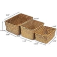 thumbnail image 4 of Seagrass Storage Basket, Multisize Handmade Rattan Shelf Baskets, 4 of 5