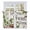 Red, variant on Strawberry Tier Curtains, Summer Fruits Spring Floral Botanical Light Filtering Kitchen Curtains, 2Pcs Rod Pocket Half Window Treatments Panels for Sink Cafe Cabinet Camper 27.5x36 Inches