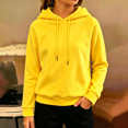 thumbnail image 4 of Abcomgle Girls Hoodies 7-8 Cute Casual Hooded Sweatshirts for Girls Solid Raglan Long Sleeve Pullover Sweatshirts for Girls Cropped Fall Kids Sweaters Girls with Pocket, 4 of 4