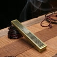 thumbnail image 4 of Incense Stick Holder Handmade Cloud/Lotus Pattern Meditation Rectangle Creative Aromatherapy Incense Box Burner Buddhist Utensils, 4 of 7