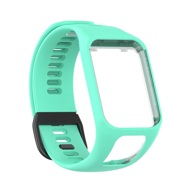 Compatible for TomTom Smart Bracelet Strap Compatible for Tom Tom Runner23 Spark Silicone Waterproof Replacement Wrist Strap