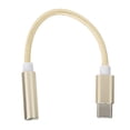 thumbnail image 1 of Type C to 3.5mm  Audio Adapter Headset Adapter, Double Sided Usable, Compact & Portable, Lossless Audio Transmission for Letv, 1 of 8