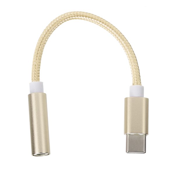 Adaptateur Audio Type C vers 3,5 mm, Adaptateur pour Casque, Double Face, Compact et Portable, Transmission Audio Sans Perte pour Letv