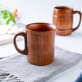thumbnail image 5 of Ludlz Water Cup Easy to Clean Anti-Fade Eco-friendly Minimalistic Handle Drink Water Various Styles Jujube Wood Water Mug Home Supply, 5 of 6