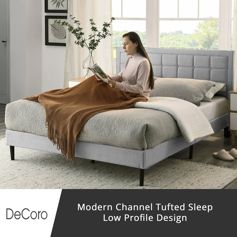 Modern sleep mornington upholstered platform bed discount