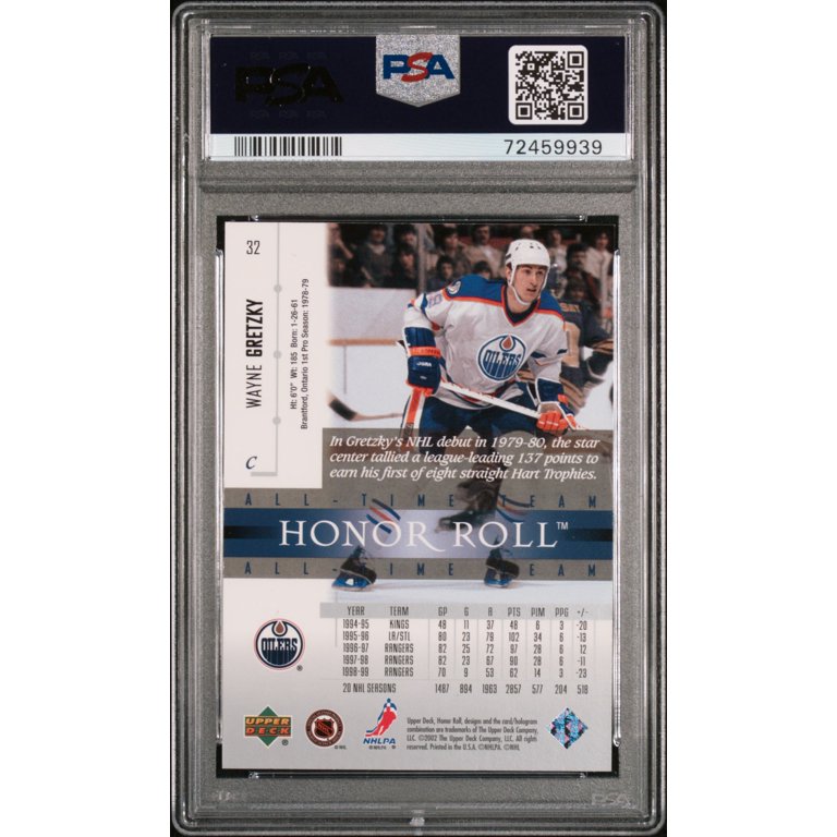 2001 Wayne Gretzky JERSEY CARD