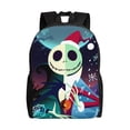 thumbnail image 1 of Goofa The Nightmare Before Christmas Pattern Large Capacity Backpack – Padded Laptop Compartment, Ergonomic Design for School, Work, Travel, and Outdoor Activities, 1 of 8