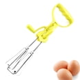 thumbnail image 5 of Manual Rotary Egg Beater with Handle Hand Egg Mixer Blender Rotation Kitchen Handheld Whisk, 5 of 8