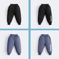 thumbnail image 4 of Kids Winter Snow Pant Puffer Down Lightweight Elastic Waist Zipper Pocket Trousers for Boys Girls Winter Warm Jogger Pants Size 4-13T, 4 of 6