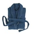 thumbnail image 2 of Albornoz de algodón absorbente para parejas de hombres y mujeres, para hotel, para invierno, 2 of 5