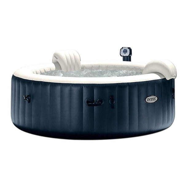 Intex 28409e Pure Spa 6 Person Inflatable Portable Heated Bubble Jet Hot Tub Walmart Com Walmart Com