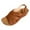 Brown, variant on Womens Gladiator Sandals Cross Strap Slingback Walking Shoes Adjustable Platform Sandal