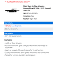 thumbnail image 2 of Right Main Air Flap Actuator - Compatible with 2006 - 2012 Hyundai Santa Fe 2007 2008 2009 2010 2011, 2 of 2