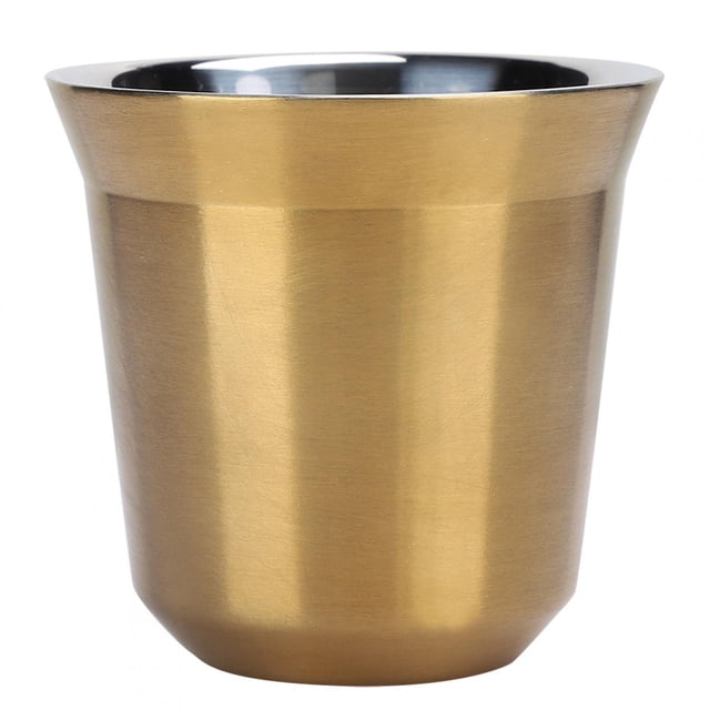 Beautiful Delicate Coffee Cup, Cup, Stainless Steel For Coffee Shop For Home Gold