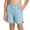 Light Blue, variant on Boys Girls Summer Casual Shorts Medium Small Size Kids Loose Color-block Shorts Frayed Hem with Pocket Breathable Kids Bottoms for Active Play Daily Outing Beach Trip