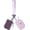 Purple, variant on Mini Wristlet Wallets Dual Pouch,Around Wristlet Handbag Wallet for Women Zip Cards Holder,Wristlet Bracelet Purse