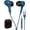 Blue, variant on Magnetic USB-C Wired Earbuds with Mic & Volume Control for Samsung iPhone Pixel