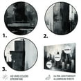 thumbnail image 3 of Designart "City in Simplicity Grey And Black II" Minimalims City Metal Wall Decor, 3 of 5