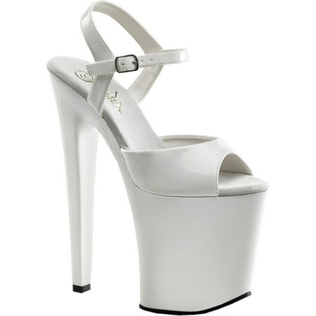 - Womens Platform Sandals 8 Inch Heels Extremely Sexy Dancer Shoes Ankle Strap