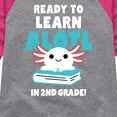thumbnail image 3 of Instant Message - Learn Alotl In 2nd Grade - Toddler & Youth Girls Raglan Graphic T-Shirt, 3 of 5