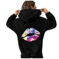 thumbnail image 1 of Gibobby Sudadera mujer, Sudadera Deportiva Mujer con Cierre, Sudadera con Capucha de Manga Larga, Tops para Chicas Adolescentes, Ropa estética(Negro,XG), 1 of 5