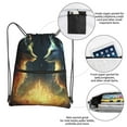 thumbnail image 3 of Vsdgher Firefly Forest Fox Drawstring Backpack Water Resistant String Bag Sports Sackpack Gym Sack for Men Women, 3 of 6