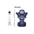 thumbnail image 2 of Mochila Cangurera Bebé Porta Bebes Ergonómica Multifuncional Azul BELUG, 2 of 4