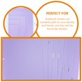 thumbnail image 4 of HAOAN Separator Page 8 Pcs Plastic Binder Dividers Clips Tabs for Binders Notebook Supply Bag, 4 of 6