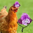 thumbnail image 4 of Ultra-Light Chicken Hat - Decorative Non-woven Fabric - Faux Crystal Style - Animal Costume for Home, 4 of 8