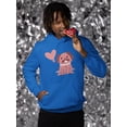 thumbnail image 2 of Sitting Lovely Pug Hoodie Men -Smartprints Designs, Male Large, 2 of 4