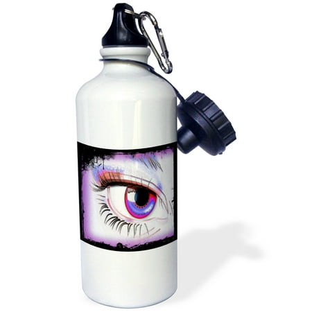 

Purple eye art beautiful colors and lashes 21 oz Sports Water Bottle wb-167192-1