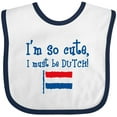 thumbnail image 3 of Inktastic So Cute Dutch Boys or Girls Baby Bib, 3 of 4