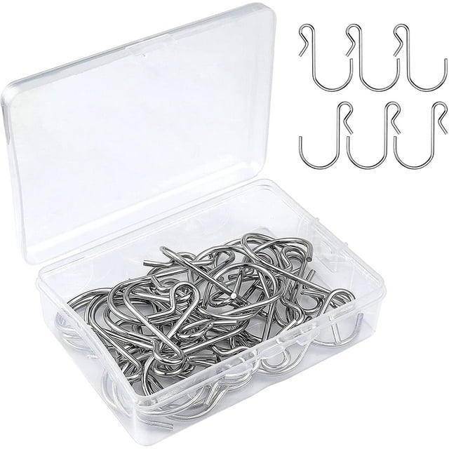 Metal Mini Gutter Hang Hooks Christmas Lights Ornament Hook Weatherproof Light Clips Hooks for