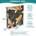 thumbnail image 3 of FORMRS 3 Ring Binder 1.5 inch with Pockets Set of 2 Clip Board 200 Sheets Capacity, Fish Pattern, 3 of 8