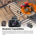 thumbnail image 4 of REXING V55 Dash Cam 4K Modular capabilities, 5.0 GHz Wi-Fi, GPS Car Dash Camera Recorder, Night Vision, Loop Recording, Parking Monitor, Supercapacitor, Support 256GB Max, Voice Control (2023), 4 of 9