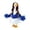 Multicolor, variant on Porch Goose Outfits 19-23 Inch Blue Cheerleader Dress with Bow and Pom Poms Back To School Football Seasonal Outdoor Front Porch Patio and Garden Decor