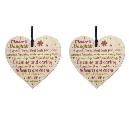 

New Mother s Day Decorations Wooden Love Pendant The Best-Gift for Mother