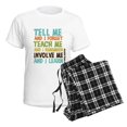 thumbnail image 4 of CafePress - Involve Me Women's Light Pajamas - Women's Short Sleeve Print T-Shirt and Pants Light Cotton Pajama Set, 4 of 7